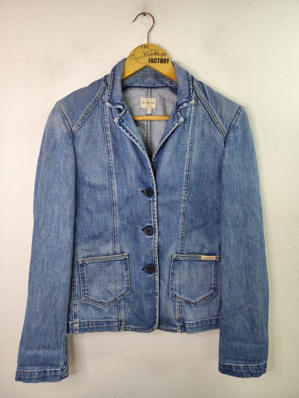 Calvin Klein Jeans Vintage 00s Y2K Denim Jacket Light Blue M
