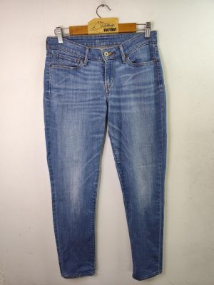 Levi's Demi curve jeans pants modern rise skinny Worn blue M