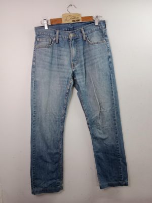 Levi's 514 Straight Jeans Pants Worn Light Blue M L