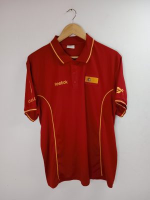 Reebok short sleeve polo Casillas 1 Selección Española red L