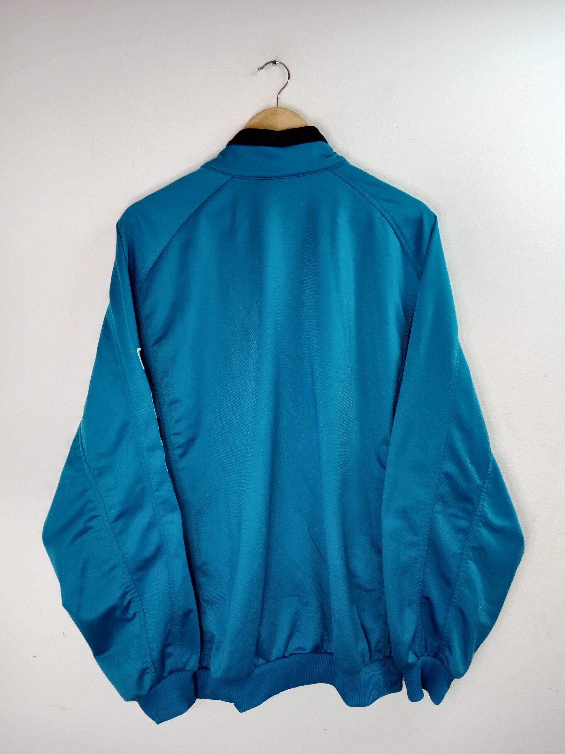 Nike vintage Track jacket blue & embroided logo L XL - Imagen 3