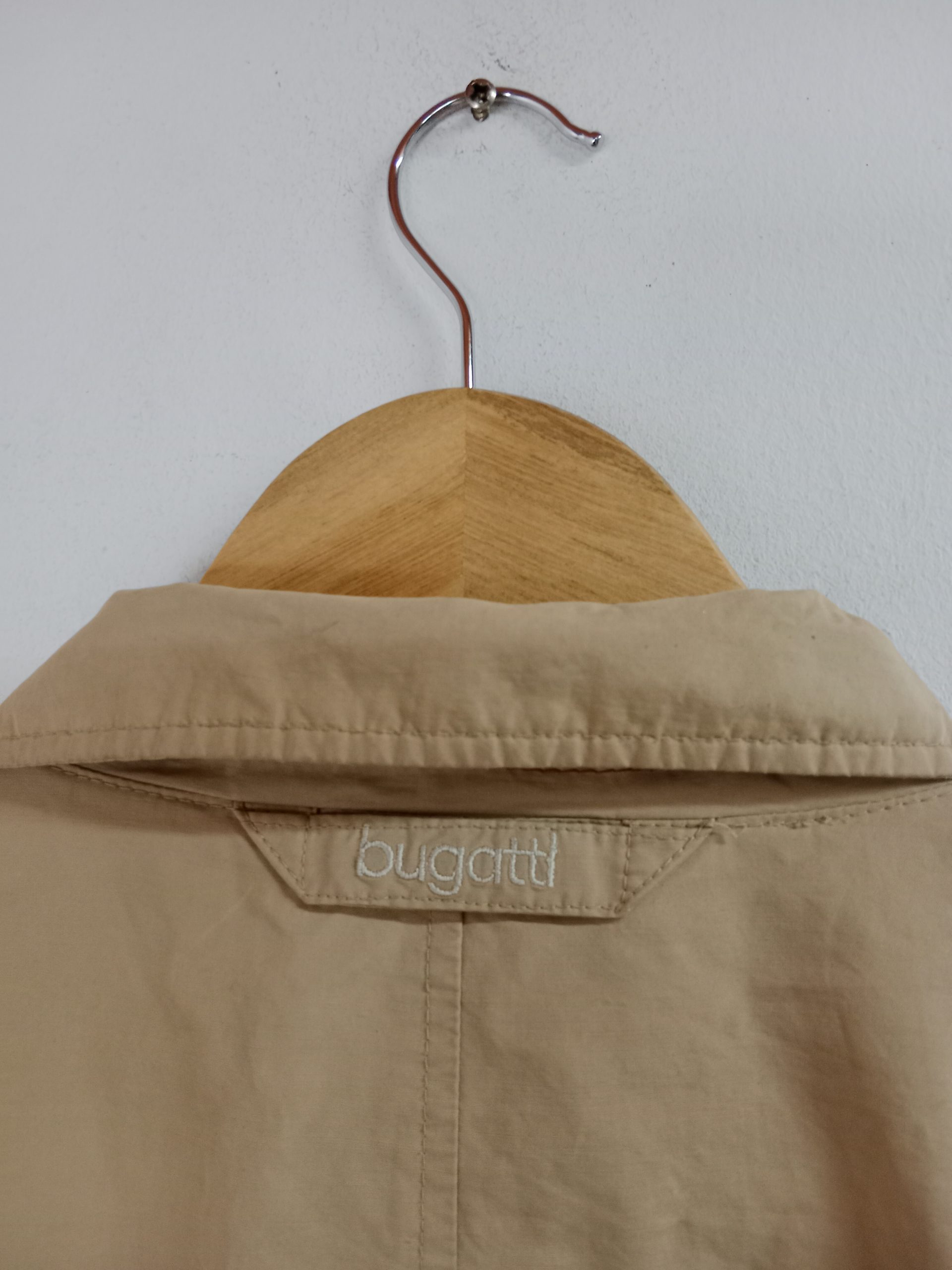 Bugatti Vintage Jacket Beige windbreaker L - Imagen 5