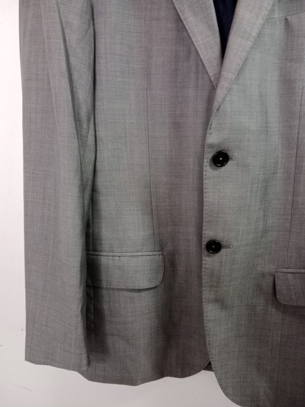 Caramelo Vintage Wool Blazer Light Gray M - Imagen 3