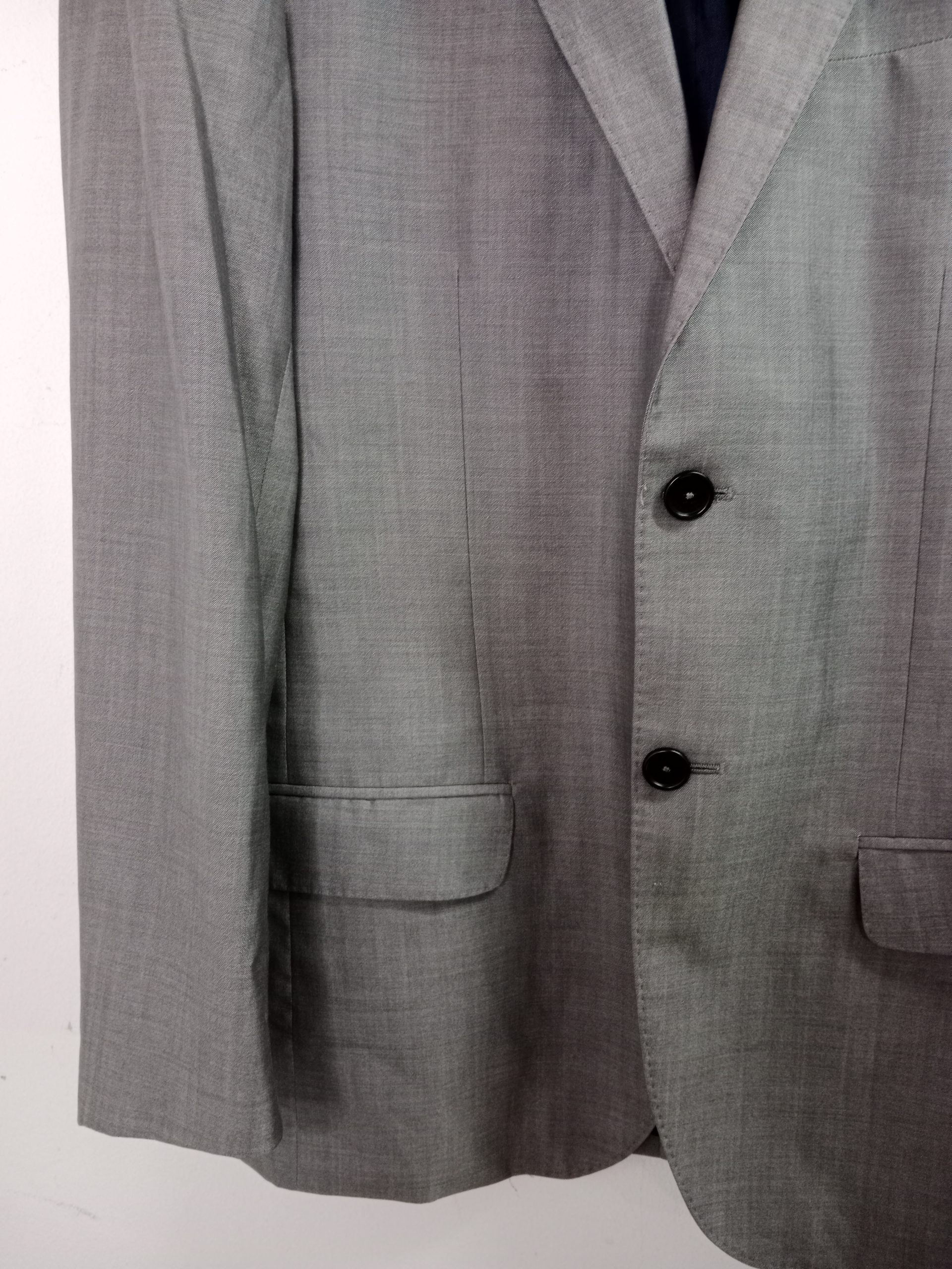 Caramelo Vintage Wool Blazer Light Gray M - Imagen 3