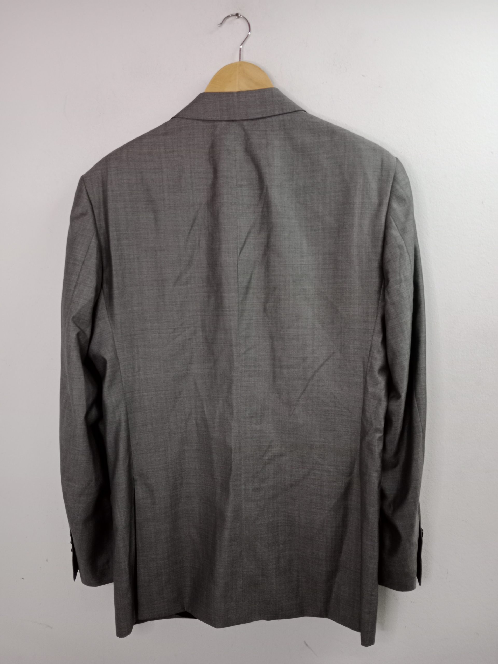 Caramelo Vintage Wool Blazer Light Gray M - Imagen 4
