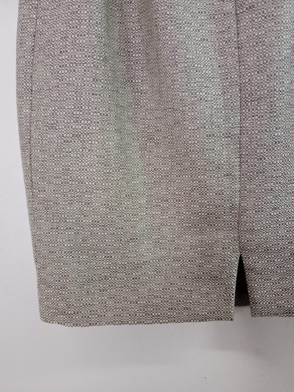 Calvin Klein Short Skirt White & Khaki Green S M - Imagen 3