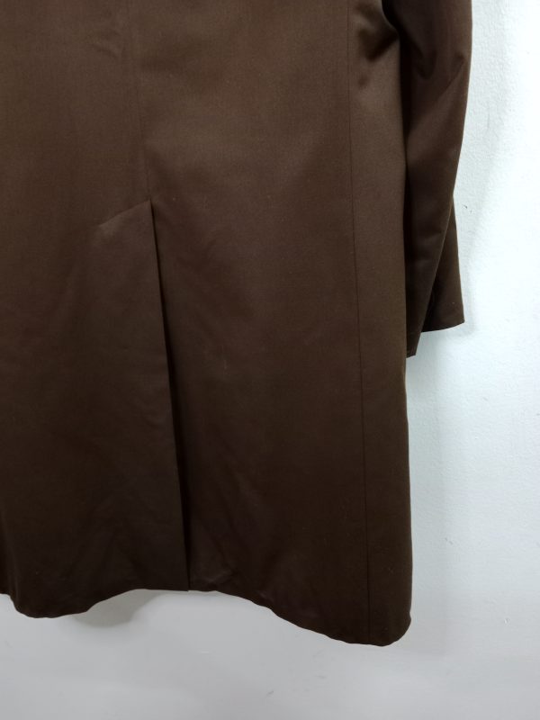 Burberrys Vintage Trench Coat Dark Brown & Buttons M L - Imagen 5
