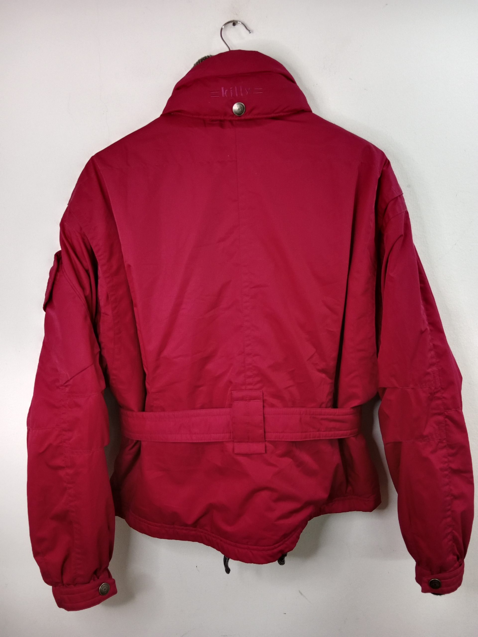 Killy Vintage 90s Snow Hooded Anorak Technical Equipment Fuchsia L - Imagen 3