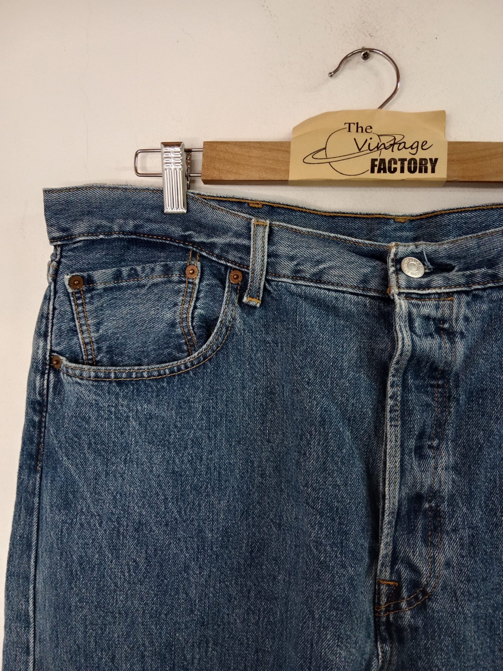 Levi's 501 Vintage Straight Jeans Dark Blue 50 XXL - Imagen 2