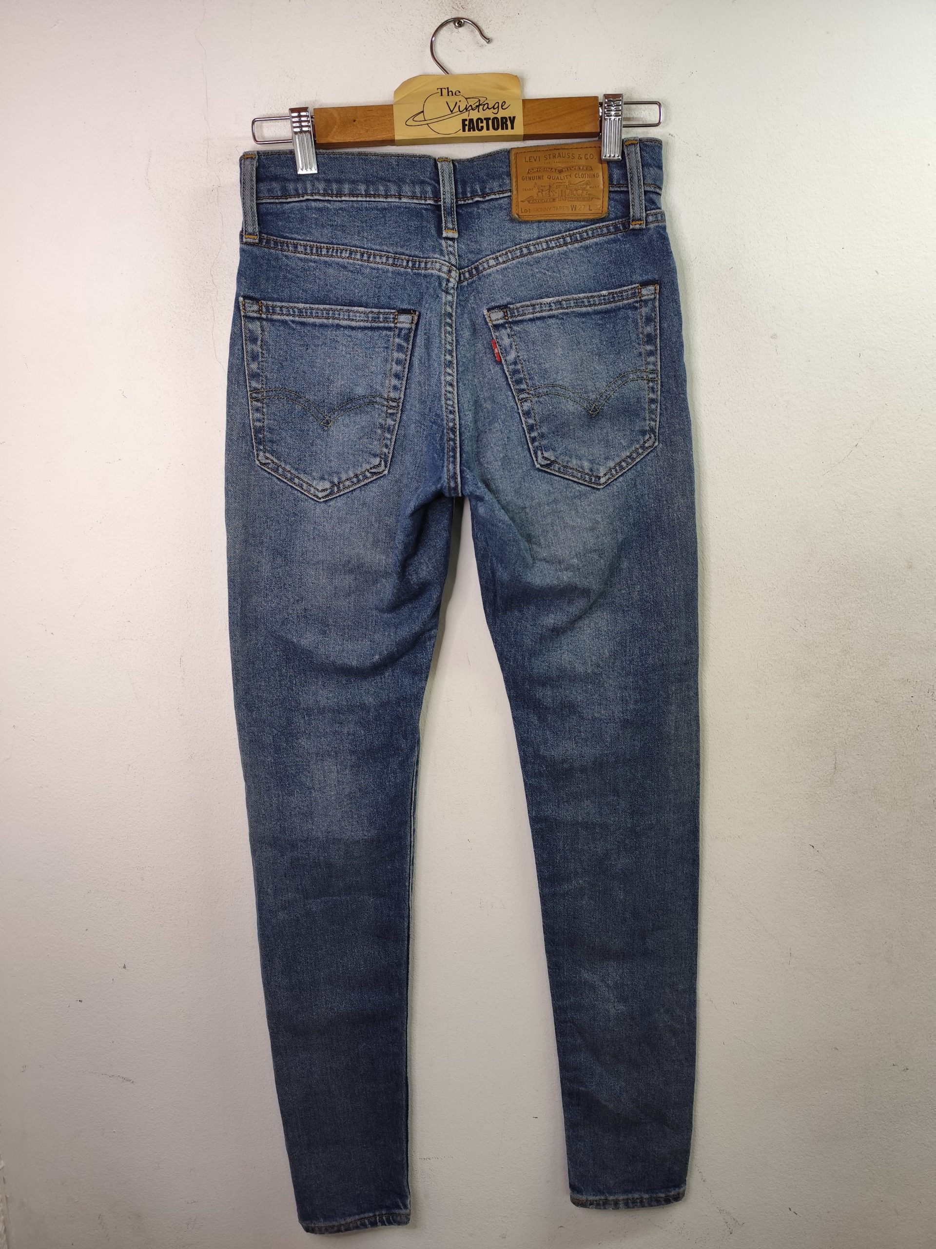 Levi's Jeans pants skinny tapper Worn blue S - Imagen 3