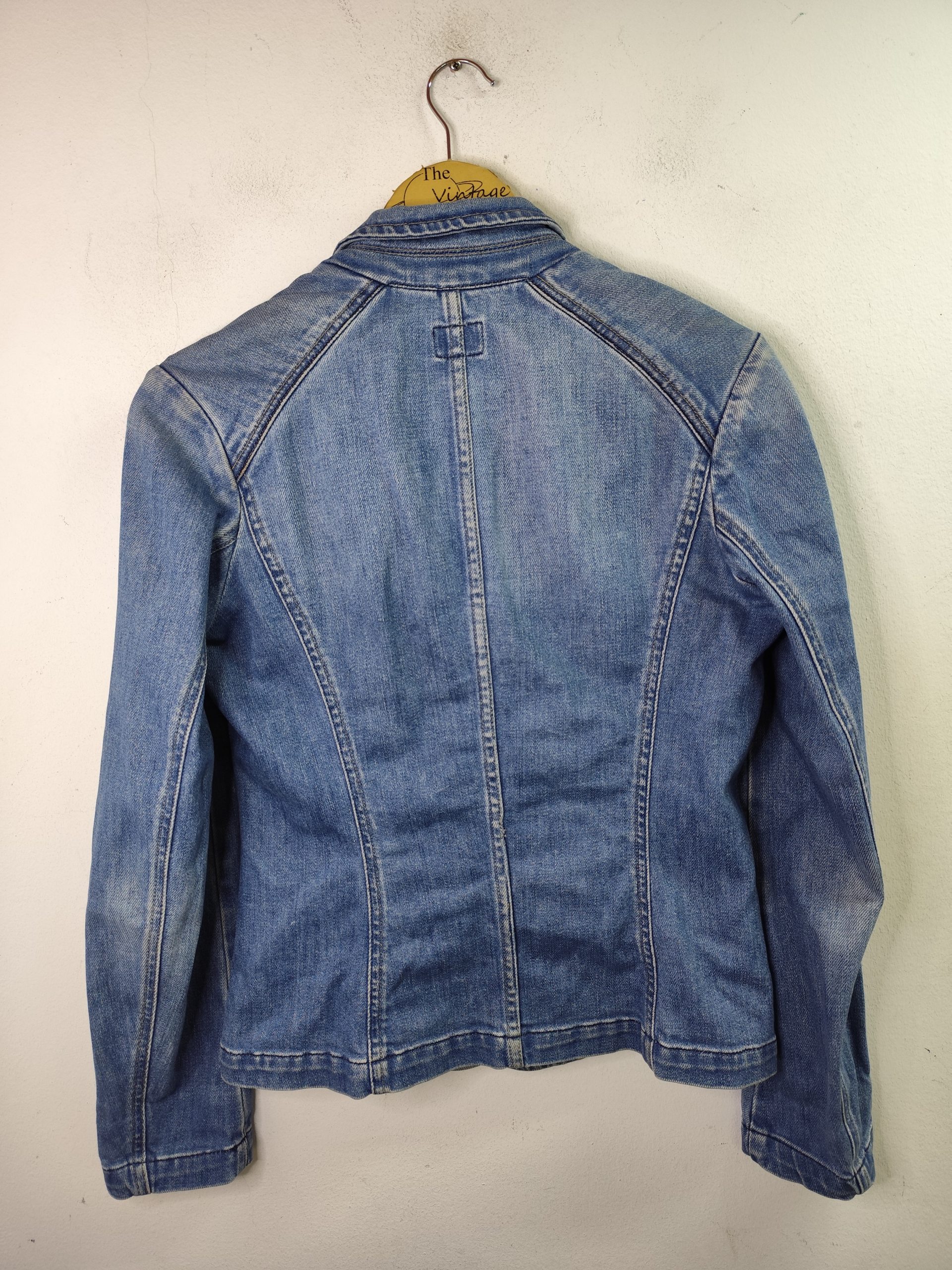 Calvin Klein Jeans Vintage 00s Y2K Denim Jacket Light Blue M - Imagen 4