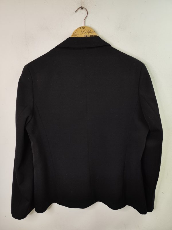 Roberto Verino Wool Black Blazer & Buttons L - Imagen 4