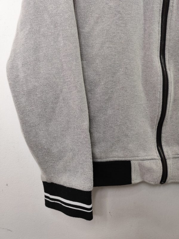 Guess Vintage 00s Y2K Sport Jacket Light Gray & Zipper S M - Imagen 4