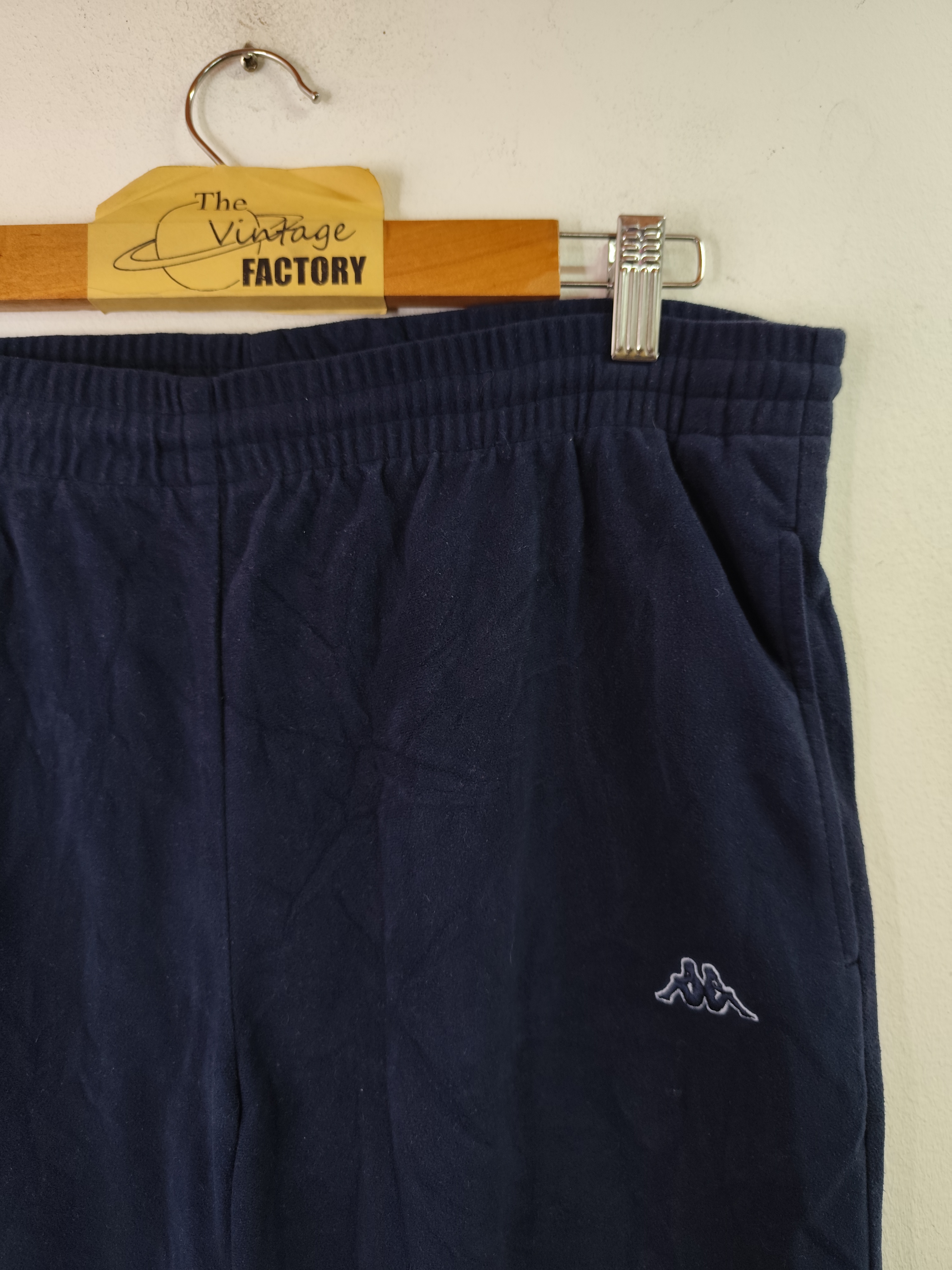 Kappa Track pants vintage 90s Velvet dark blue L - Imagen 2