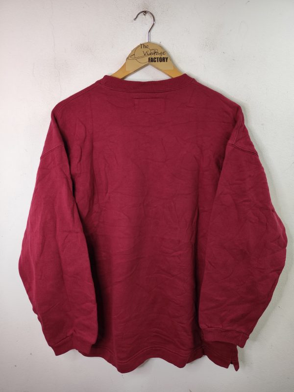 Gregory Hoodie vintage 80s bordeaux embroided XL XXL - Imagen 2