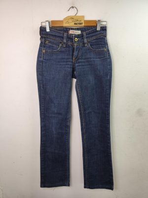 Levi's 570 Straight Fit Low Rise Jeans Navy Blue XS S