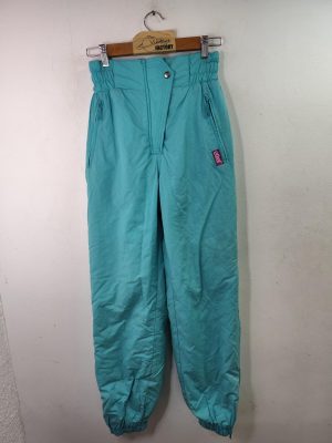 Etirel Snow pants 80s vintage light blue XXS XS