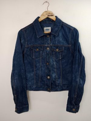 Denim Jacket Navy Blue Old Navy Gap M