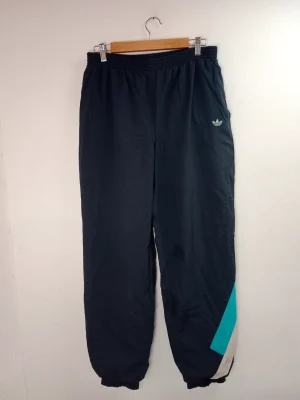 Adidas trifoil pantalón chándal azul marino vintage 80s M