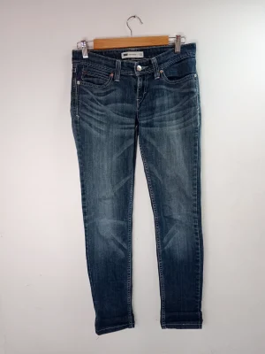 Levi's demi curve pantalón azul marino skinny M L