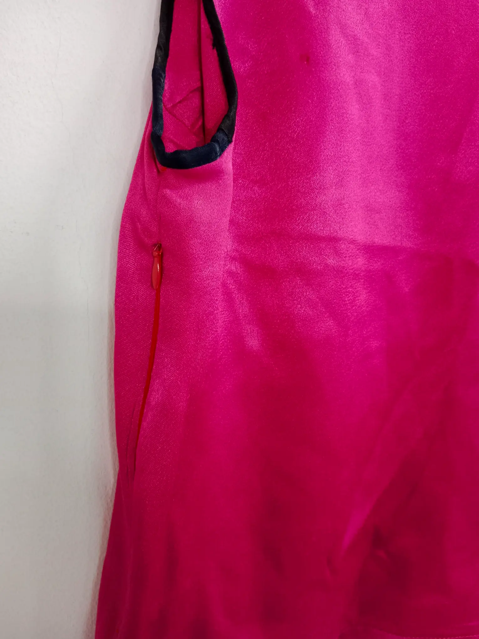 Balenciaga vintage tank top fuchsia and black L - Imagen 5