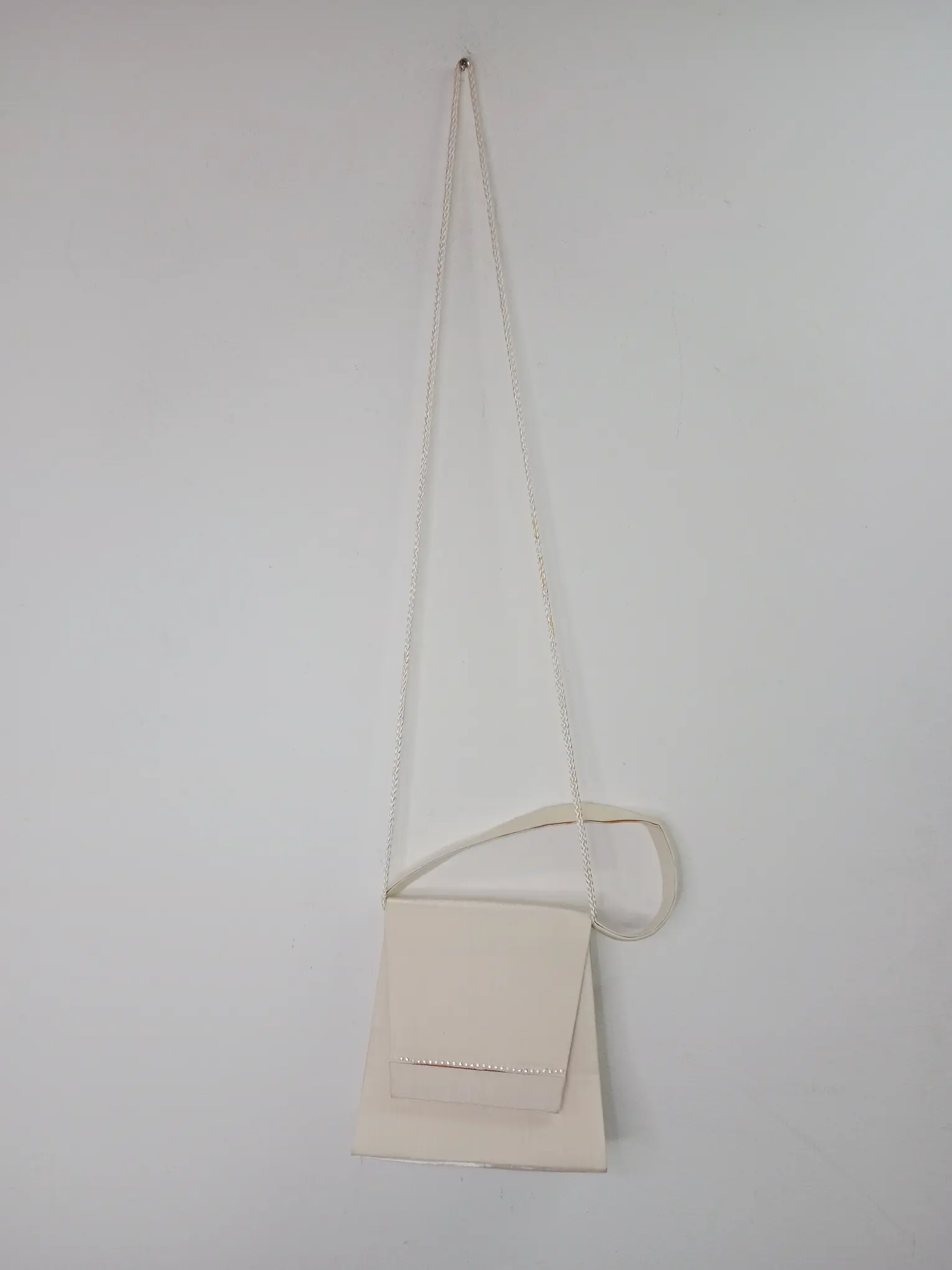 Vintage party guest white bag - Imagen 2