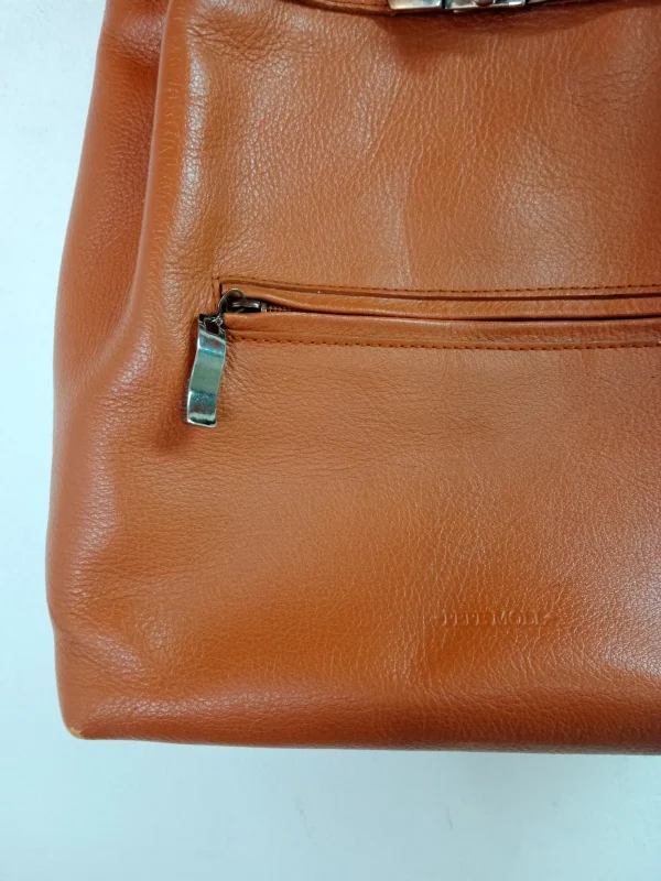 Pepe Moll leather bag camel brown - Imagen 3