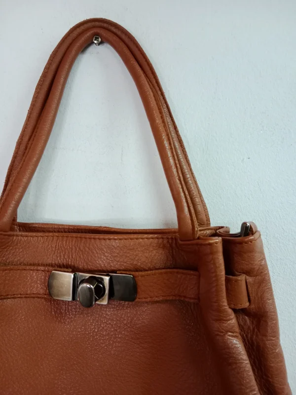 Pepe Moll leather bag camel brown - Imagen 2