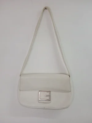 Vicosta vintage leather bag white