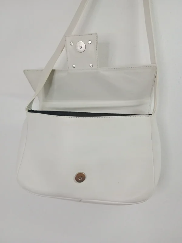Vicosta vintage leather bag white - Imagen 4