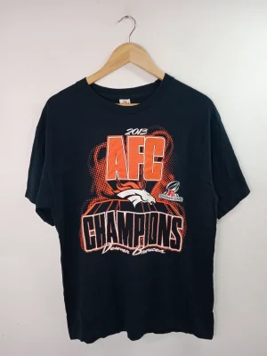 Camiseta AFC Champions 2012 Denver Broncos negra XL