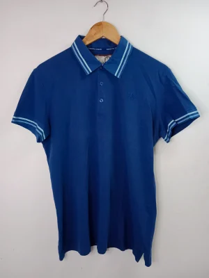 Roberto Verino polo azul oscuro manga corta L