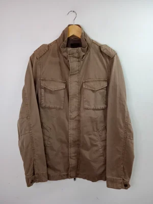 Liu-Jo light brown militar cargo jacket & zipper S