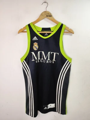 Adidas Real Madrid camiseta técnica gris tirantes S