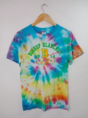 Camiseta tie dye multicolor estampada S M