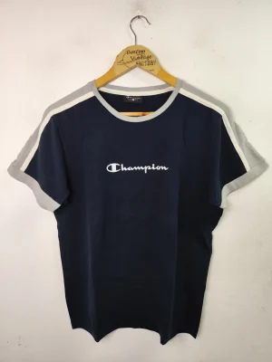 Champion camiseta azul marino ajustada M L