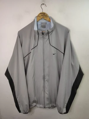 Nike chaqueta chándal gris vintage Y2K 00s XXL XXXL