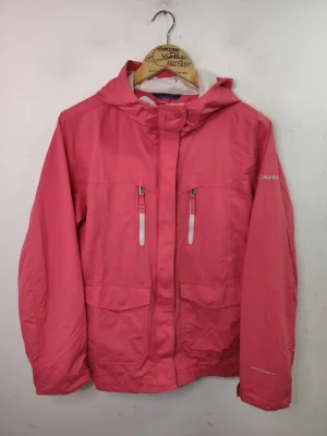Columbia anorak rosa fucsia capucha M