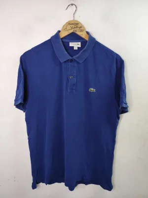 Lacoste polo azul eléctrico M